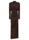 Balmain Draped Jersery Dress