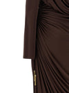 Balmain Draped Jersery Dress