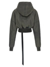 Drkshdw Hooded Cropped Flight Bomber Jacket