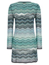Missoni Chevron Lamé Dress