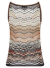 Missoni Tank Top Chevron Lamé