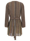 Missoni V-neck And Belt Dress