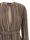 Missoni V-neck And Belt Dress