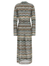 Missoni Chevron Lamé Cardigan