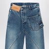 J.W. Anderson JW Anderson Mid-blue twisted-denim jeans