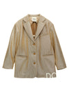 Douuod Laminated Single-breasted Blazer