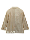 Douuod Laminated Single-breasted Blazer