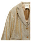 Douuod Laminated Single-breasted Blazer