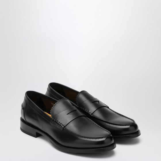 Doucal''s Loafers in Black Leather