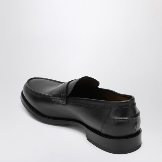 Doucal''s Loafers in Black Leather