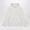Douuod Ivory cotton blend hoodie