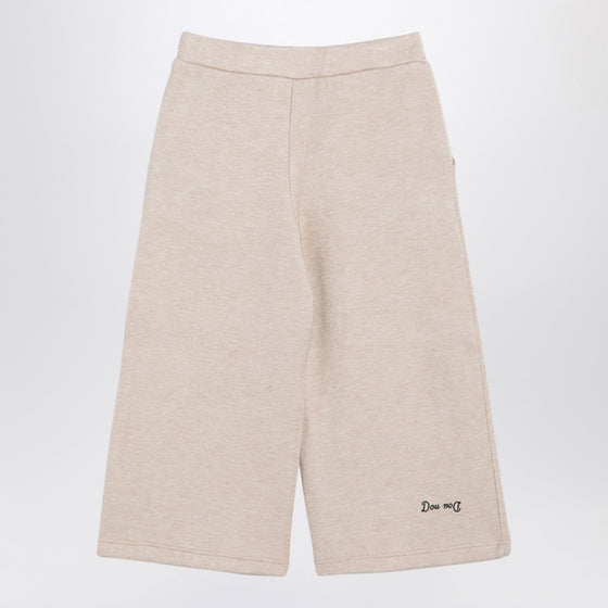 Douuod Beige viscose blend trousers