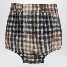  Douuod Camilla hazel-coloured checked shorts