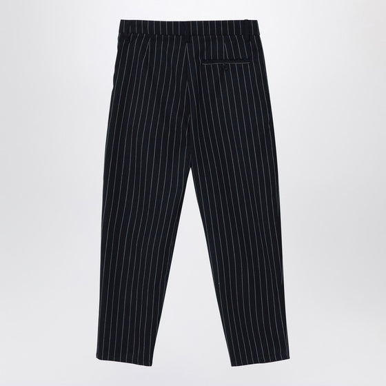 Douuod Navy blue pinstriped trousers