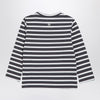 Douuod Grey/white striped cotton jersey