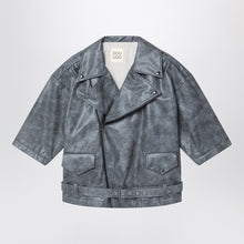  Douuod Over Calamita biker jacket grey in eco-leather