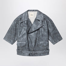  Douuod Over Calamita biker jacket grey in eco-leather