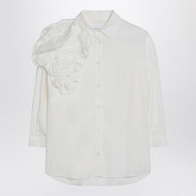  Douuod Striped shirt lime/white in cotton