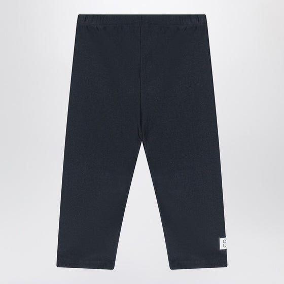 Douuod Black shiny nylon-blend leggings