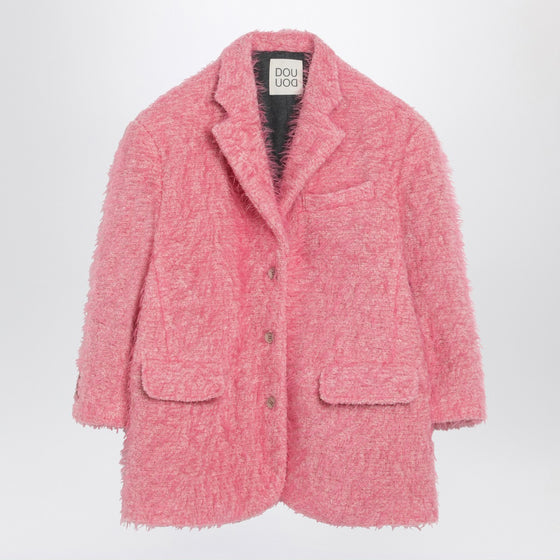 Douuod Olona pink wool-blend jacket