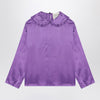 Douuod Purple satin blouse