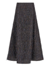 Peserico Skirt With Metallic Fringes