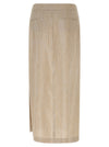 Peserico Lamé Thread Skirt