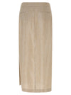 Peserico Lamé Thread Skirt