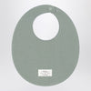 Teddy & Minou Sage green cotton bib