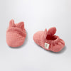 Teddy & Minou Set with hat and peony pink booties