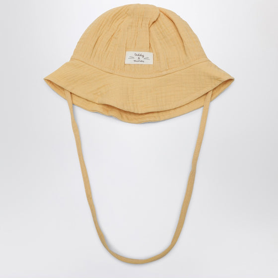 Teddy & Minou Yellow hat with drawstring