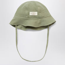  Teddy & Minou Sage green hat with drawstring