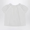 Teddy & Minou White blouse with ruffles in cotton