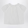 Teddy & Minou White blouse with ruffles in cotton