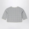 Teddy & Minou Gray/white jacket with Vichy pattern