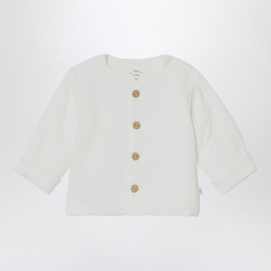 Teddy & Minou White Cotton Jacket
