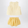 Teddy & Minou Yellow outfit with floral print