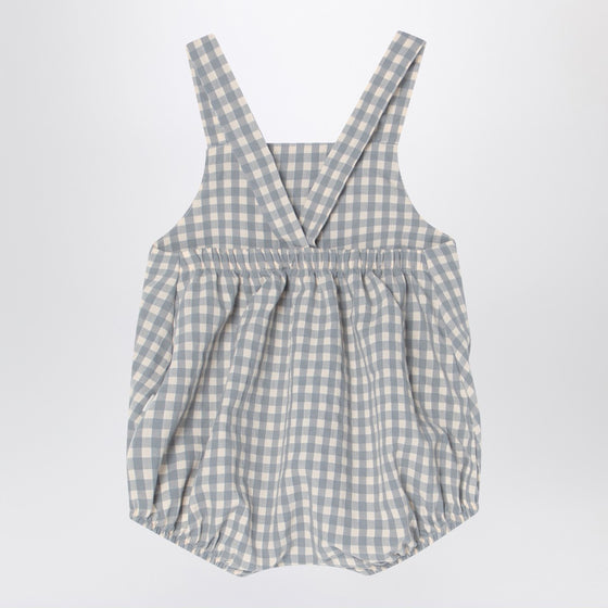 Teddy & Minou Checked overall with t-shirt