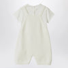 Teddy & Minou White outfit with jacket and overalls