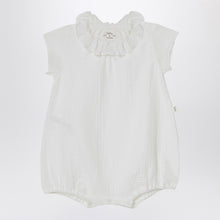  Teddy & Minou White Cotton Romper
