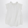 Teddy & Minou White Cotton Romper