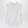 Teddy & Minou White Cotton Romper