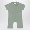 Teddy & Minou Sage green romper in cotton muslin