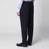 Santaniello Blue trousers in wool blend