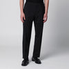 Santaniello Black trousers in wool blend