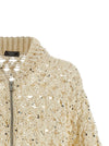 Peserico Sequin Mesh Cardigan