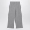 Max Mara Grey wool-cotton blend trousers