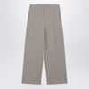 Max Mara Beige wool-cotton blend trousers
