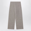 Max Mara Beige wool-cotton blend trousers