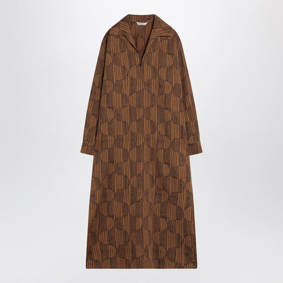 Max Mara Olive green shirt dress in cotton